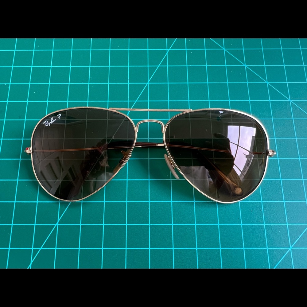 Classic Gold Aviator Ray-Bans - Polarized